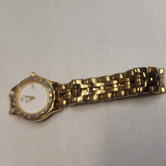 Seiko Gold Electro Plated & Diamond Watch 7N89-0449 - Picture 4 of 4